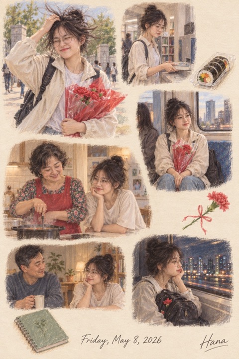 Hana's page from May 2026