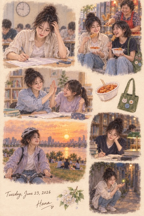 Hana's page from June 2026